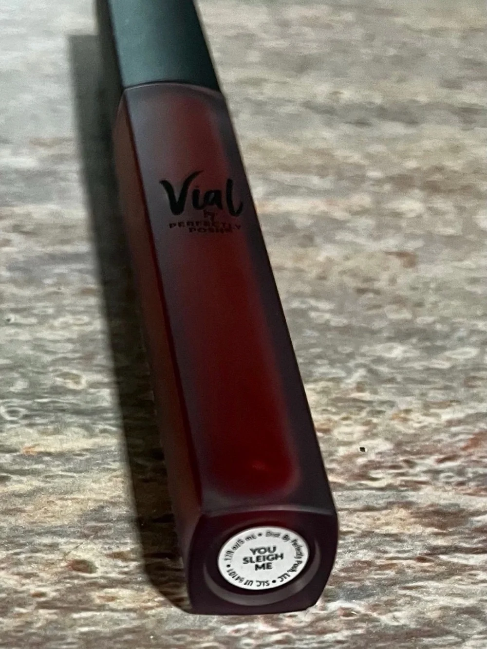 Perfectly Posh Vial You Sleigh Me Discontinued Lip Shade Lipstick -
